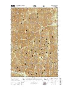 Sunset Peak 2014 topographic map thumbnail
