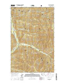Sylvanite 2014 topographic map thumbnail