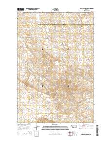 Twin Buttes School 2014 topographic map thumbnail