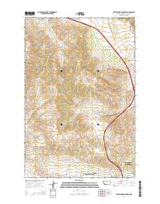 Rattlesnake Mountain 2014 topographic map thumbnail