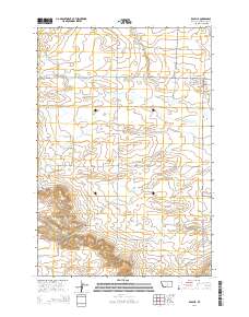 Rapelje 2014 topographic map thumbnail