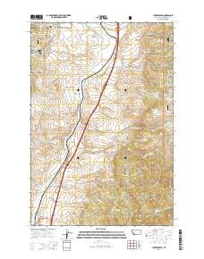 Tucker Creek 2014 topographic map thumbnail