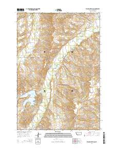Willow Creek Dam 2014 topographic map thumbnail