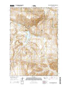 Willow Creek Reservoir 2014 topographic map thumbnail