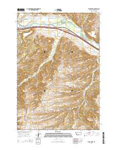 Work Creek 2014 topographic map thumbnail
