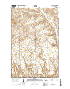 Wolf Point NE 2014 topographic map thumbnail