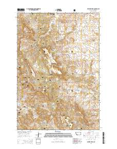 Rustler Divide 2014 topographic map thumbnail