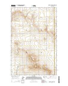 Poverty Coulee NE 2014 topographic map thumbnail