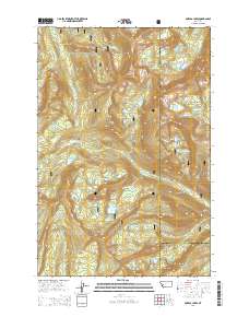 Pozega Lakes 2014 topographic map thumbnail