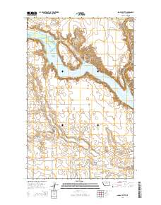 Saddle Butte 2014 topographic map thumbnail