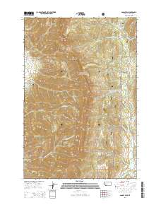Saddle Peak 2014 topographic map thumbnail