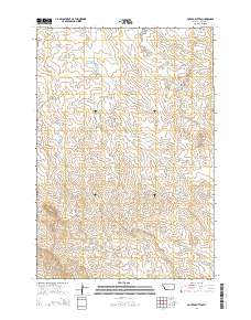 Potato Buttes 2014 topographic map thumbnail