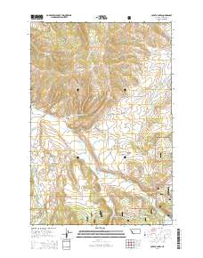 Potato Lakes 2014 topographic map thumbnail