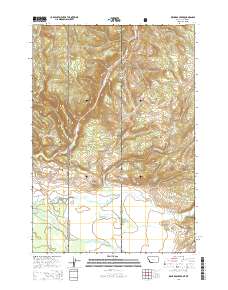 Richards Creek 2014 topographic map thumbnail