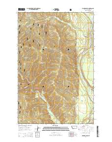 Richards Peak 2014 topographic map thumbnail