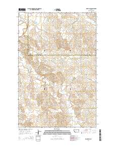 Richey NW 2014 topographic map thumbnail