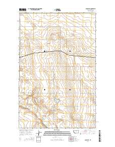 Sage Lake 2014 topographic map thumbnail