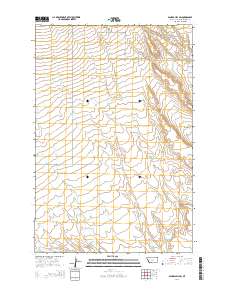 Sahara Hill SW 2014 topographic map thumbnail