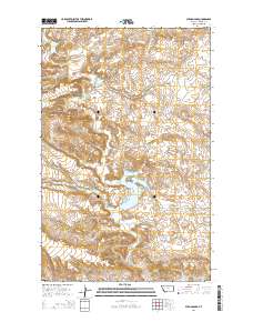 Putnam Lake 2014 topographic map thumbnail