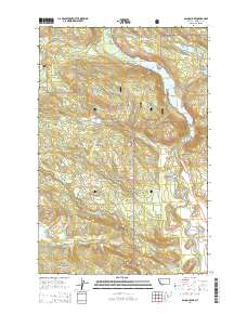 Salmon Lake 2014 topographic map thumbnail