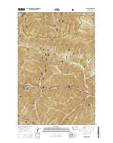 Saltese 2014 topographic map thumbnail