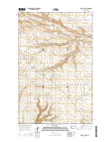 Quigley Coulee 2014 topographic map thumbnail
