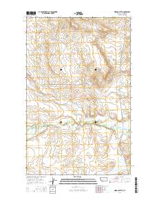 Rimrock Butte 2014 topographic map thumbnail