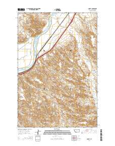Shirley 2014 topographic map thumbnail