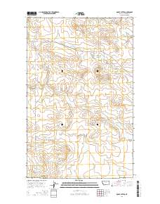 Rocky Buttes 2014 topographic map thumbnail