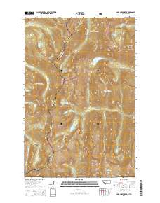 Saint Joseph Peak 2014 topographic map thumbnail