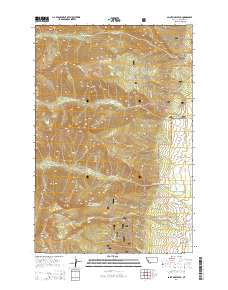 Saint Mary Peak 2014 topographic map thumbnail