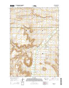 Pryor 2014 topographic map thumbnail