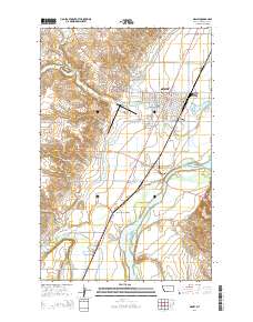 Sidney 2014 topographic map thumbnail