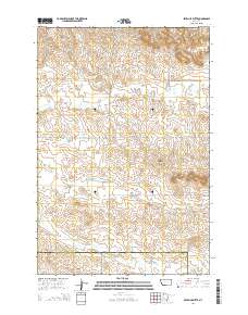 Seven-up Butte 2014 topographic map thumbnail