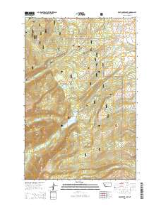 Rock Creek Lake 2014 topographic map thumbnail