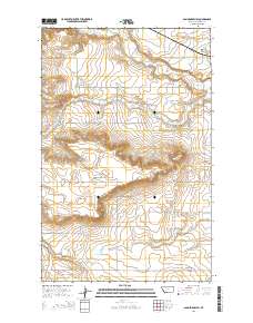 Sam George Hill 2014 topographic map thumbnail