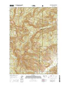 Ramshorn Peak 2014 topographic map thumbnail