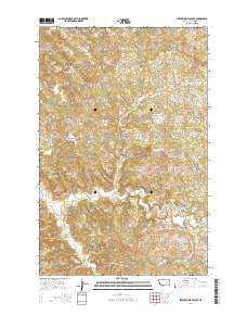 Seventynine Coulee 2014 topographic map thumbnail