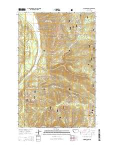 Shroder Creek 2014 topographic map thumbnail