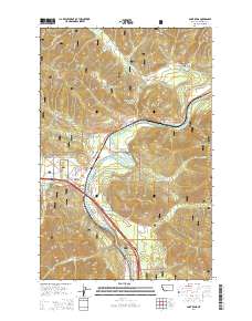 Saint Regis 2014 topographic map thumbnail