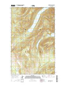 Quartz Ridge 2014 topographic map thumbnail