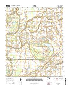 Mud Lake 2014 topographic map thumbnail