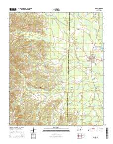 Poyen 2014 topographic map thumbnail