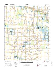 Pettus 2014 topographic map thumbnail