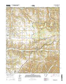 Pea Ridge 2014 topographic map thumbnail