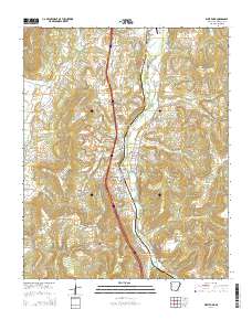 West Fork 2014 topographic map thumbnail