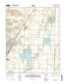 Paragould East 2014 topographic map thumbnail