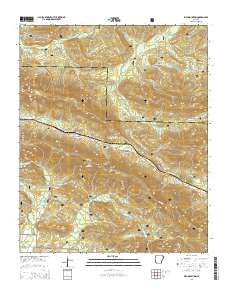 Rich Mountain 2014 topographic map thumbnail