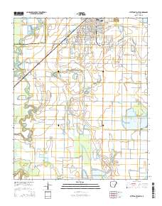 Stuttgart South 2014 topographic map thumbnail