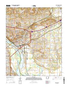 Van Buren 2014 topographic map thumbnail
